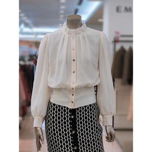 미니멈 세이브존03 미니멈 프릴넥 버튼 블라우스 AWMYDGWB0890A