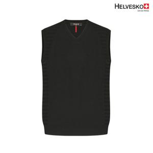 헬베스코 남성 브이넥 심플 울 니트 베스트 HOFMKV753