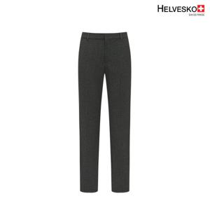 헬베스코 남성 스판 슬림 체크 기모 골프바지 HOFMPT323