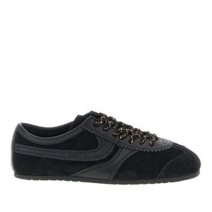 드리스반노튼 스웨이드 가죽 스캘럽 스니커즈 252011722126 900