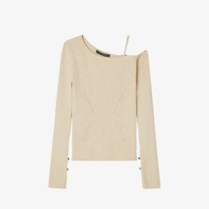 [게스(진)]여성 언발란스 숄더 스웨터(YP1S1650)