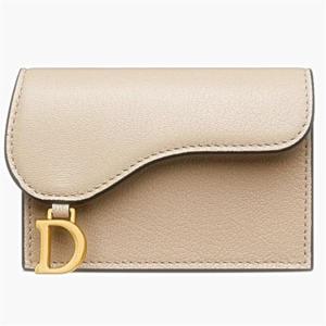디올 SADDLE 플랩 카드 지갑 S5611CCEH_M116