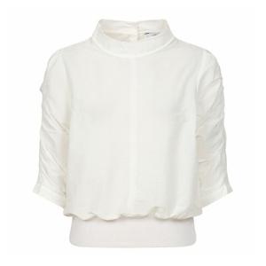 [레코브](레코브) 소매 셔링 블라우스(LC61C9BL537X)