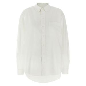 T 바이 알렉산더 왕   긴팔 셔츠 SS25 4WC2251013100 5576075 White