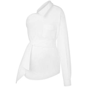 모스키노   긴팔 셔츠 SS25 0531 J0211 2001 4750146 WHITE