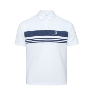 블랙야크 남성 스트라이프 피케 카라 반팔티 B1 1BYKTMU017 WH SV