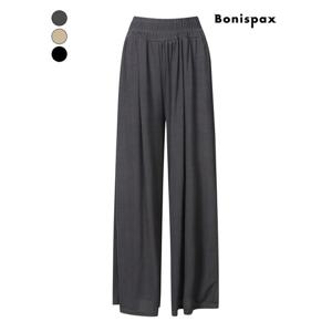 [보니스팍스]플리츠 찰랑 와이드 밴딩 팬츠 (XP9PT001M0)