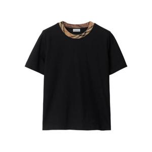 버버리   반팔 티셔츠 FW25 8110271X 5933339 Black