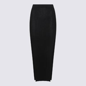 릭오웬스   미디스커트 SS25 RP01E7619RIBM09 4938040 Black