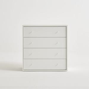 솔로리빙 담담 E0 드레스룸 다용도 옷 수납 4단 서랍장 800