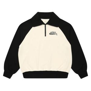 [에꼴리에]배색 라글란카라 반집업티24QT751