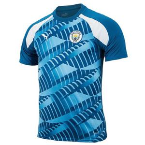 푸마반팔티 772844-10 푸마 맨체스터 시티 프리매치 반팔저지