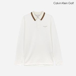 캘빈클라인골프 남성 자카드 긴팔티셔츠 CA1PL230512