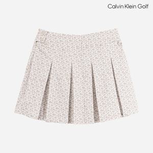 캘빈클라인골프 여성 CK로고 플리츠 치마 CA2CL230306