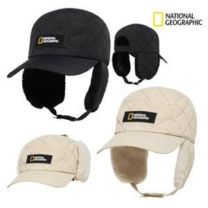 내셔널지오그래픽키즈 K254KHA060 남아 여아 겨울 퀼팅 기모 귀달이 캡 모자 초등 선물 딜