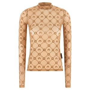 마린세르   긴팔 티셔츠 FW25 WTO388ACJER0005BG60 6367097 Beige