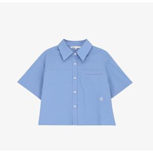 시티브리즈 링클 프리 스티치 포인트 반팔 셔츠 BB CTG2WS01 BL WH