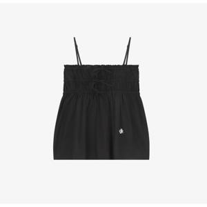 시티브리즈 셔링 리본 슬리브리스 탑 BB CTH2TP03 BK