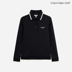 캘빈클라인골프 여성 자카드 긴팔티셔츠 CA2PL230302