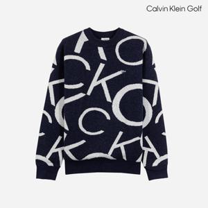 캘빈클라인골프 여성 CK 빅로고 울 니트스웨터 CA2SW240311