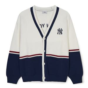 MLB 바시티 컬러블럭 버튼 보스턴 레드삭스 A5 3AKCV0144 50CRS 50NYL