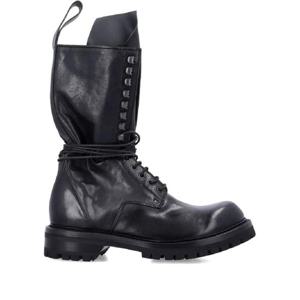 25 FW 릭오웬스 레이스업 레더 부츠 RU02E1856LGY TP443084470