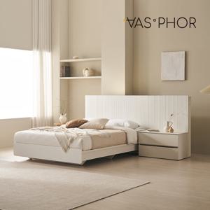 바스포르 시손느 템바보드 평상형 호텔침대 프레임 Q+800협탁1