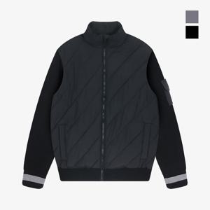 클라우스 남성 하이브리드 방풍 니트 패딩 골프자켓 KLFMJK1488_BK