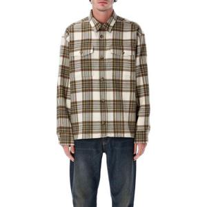 아미 반팔 티셔츠 USH771WV0094 2186 CHECK GREEN