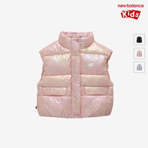 [뉴발란스키즈] NK9HF4803G(25) 핑크 NBgC) 크롭 패딩 (프리마로프트) 베스트