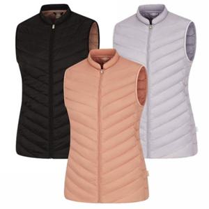 [콜핑]LD33 여성 겨울 덕다운 충전재 부드럽고 가볍게 착용 경량 조끼 KUV7620W