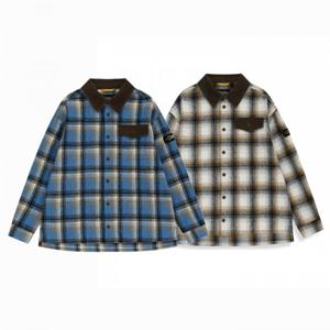 내셔널지오그래픽키즈  (K254USH010) 기모 체크 셔츠