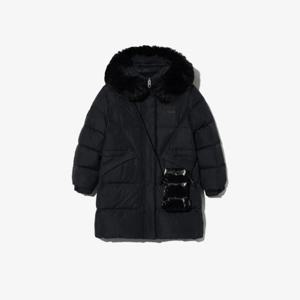 휠라키즈패딩 KQC FK2DJG4404F-BLK 스노우볼 크로스백 롱패딩