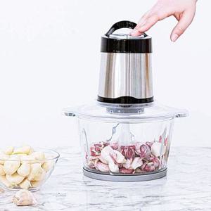 키친로즈 멀티다지기 2L 마늘껍질까기 스텐볼 유리볼 다지기 멀티다지기 마늘다지기 만능다지기 야채다지기