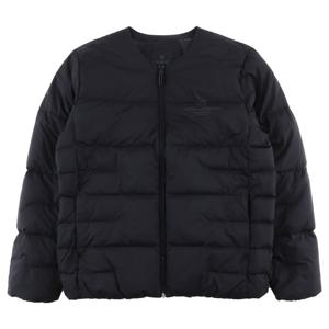 데상트 U넥 퀼팅형 경량 구스 다운자켓 SP423DDJO4BLK