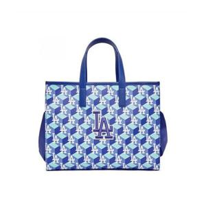 MLB 공용 큐브 모노그램 미디움 토트백 3AORM042N-07BLS