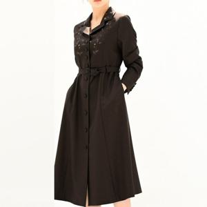 [비꼴리끄(여성)]울 스포츠카라 벨티드 원피스 B224WO3020