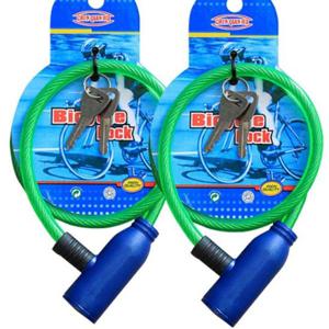 심플 자전거 자물쇠 색상랜덤 자물쇠 열쇠 키 번호 잠금장치 개인용품