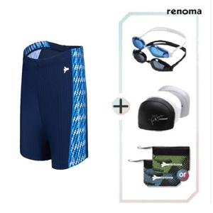 [레노마수영복]남성 2부 사각 실내 수영복 MS2E810_NV