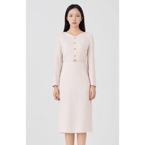 [린(의류)]LGOPPI9900 헤리 벨티드 원피스