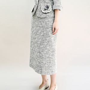 [비꼴리끄(여성)]트위드 A라인 스커트 B242WK3020
