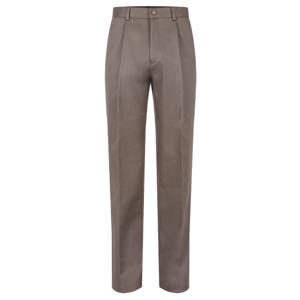 남자 겨을 원턱 링클프리 기모 면바지 HW-PTK-Q001-베이지