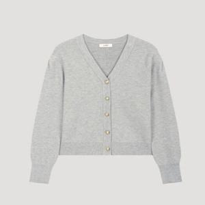 [리스트]볼륨 슬리브 브이넥 가디건 TSKCDO82540