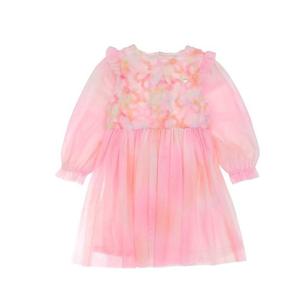 [프렌치캣(백)]핑크 무지개 꽃샤원피스(Q44DKO270)