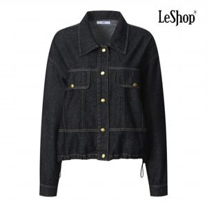 [르샵] 스티치 카라넥 생지 데님 자켓 (BP9JK009A)