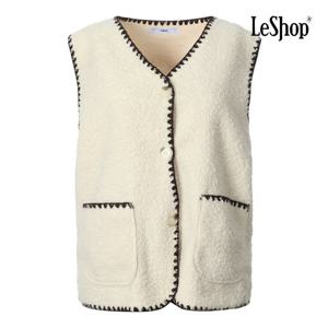 [르샵]쓰리 버튼 포켓 뽀글이 베스트 BP9VT017A