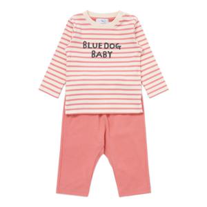 [블루독베이비]PK)골지STRIPE상하세트 45A70-672-16