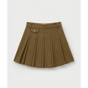 세터 체크 플리츠 미니스커트 A10 SA253WSK01 BRN0