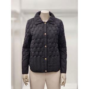 프렐린 세이브존02 블랙 카라넥 오리털패딩 RJJ254S22