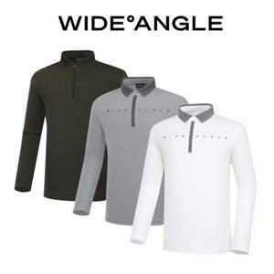 [와이드앵글]CO 스트라이프 카라 폴로 티셔츠 M WMW23211